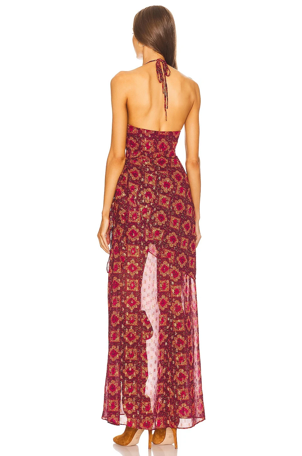 X REVOLVE Pierra Maxi Dress Pink Multi 5 X REVOLVE Pierra Maxi Dress Pink Multi - Image 3