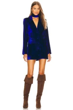 X REVOLVE O'riley Blazer Dress Bright Blue