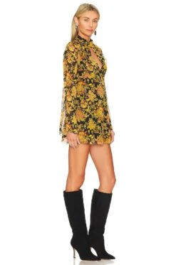 X REVOLVE Chablis Mini Dress Black Multi 6 X REVOLVE Chablis Mini Dress Black Multi -Fashion Clothing Store HOOF WD906 V2