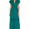 X REVOLVE Loraine Maxi Dress Deep Teal 2 X REVOLVE Loraine Maxi Dress Deep Teal -Fashion Clothing Store HOOF WD928 V1