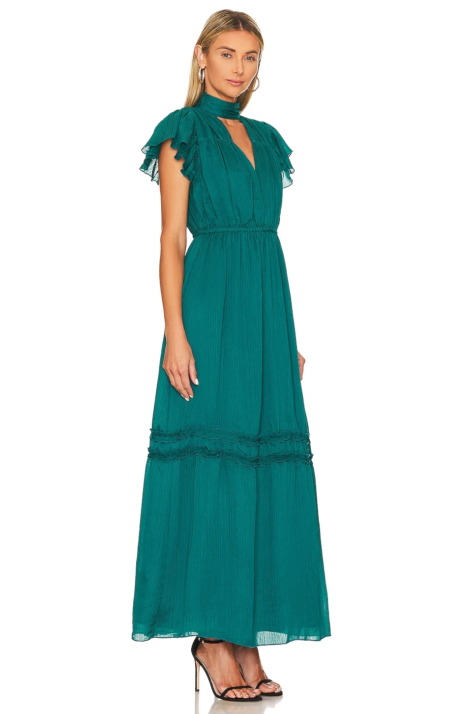 X REVOLVE Loraine Maxi Dress Deep Teal 4 X REVOLVE Loraine Maxi Dress Deep Teal - Image 2