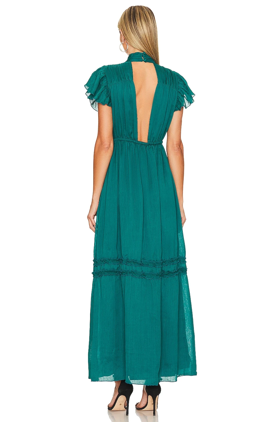 X REVOLVE Loraine Maxi Dress Deep Teal 5 X REVOLVE Loraine Maxi Dress Deep Teal - Image 3