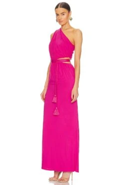 X REVOLVE Lera Dress Pink -Fashion Clothing Store HOOF WD965 V3