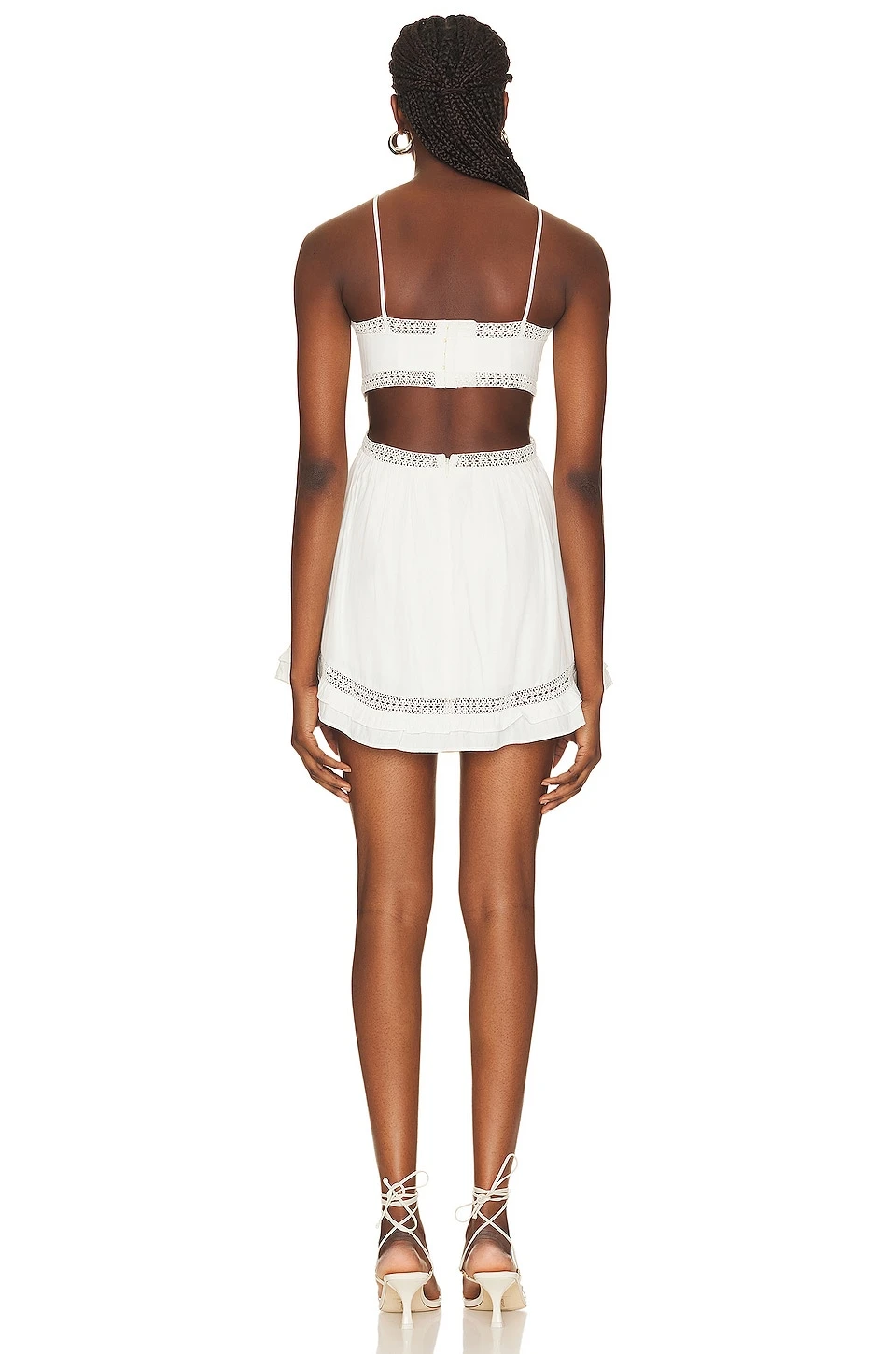 X REVOLVE Justina Mini Dress Ivory 5 X REVOLVE Justina Mini Dress Ivory - Image 3