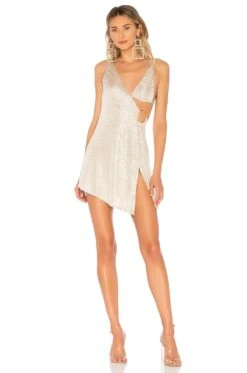 X Yovanna Ventura Rei Dress Chardonnay