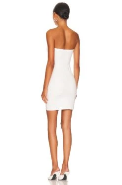 Morgan Mini Dress White -Fashion Clothing Store HURR WD602 V3