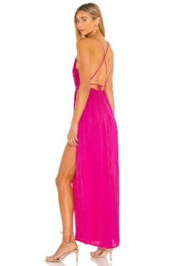 River Maxi Dress Pink -Fashion Clothing Store INDA WD725 V1 1