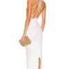 Tamri Maxi String Back Dress White 1 Tamri Maxi String Back Dress White -Fashion Clothing Store INDA WD789 V1