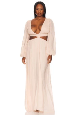 Julia Maxi Dress Coy -Fashion Clothing Store INDA WD820 V7