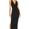 Mystery Seamless Maxi Dress Black -Fashion Clothing Store INDA WD828 V1