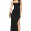 ROBE MAXI ZERA Black -Fashion Clothing Store INDA WD867 V1