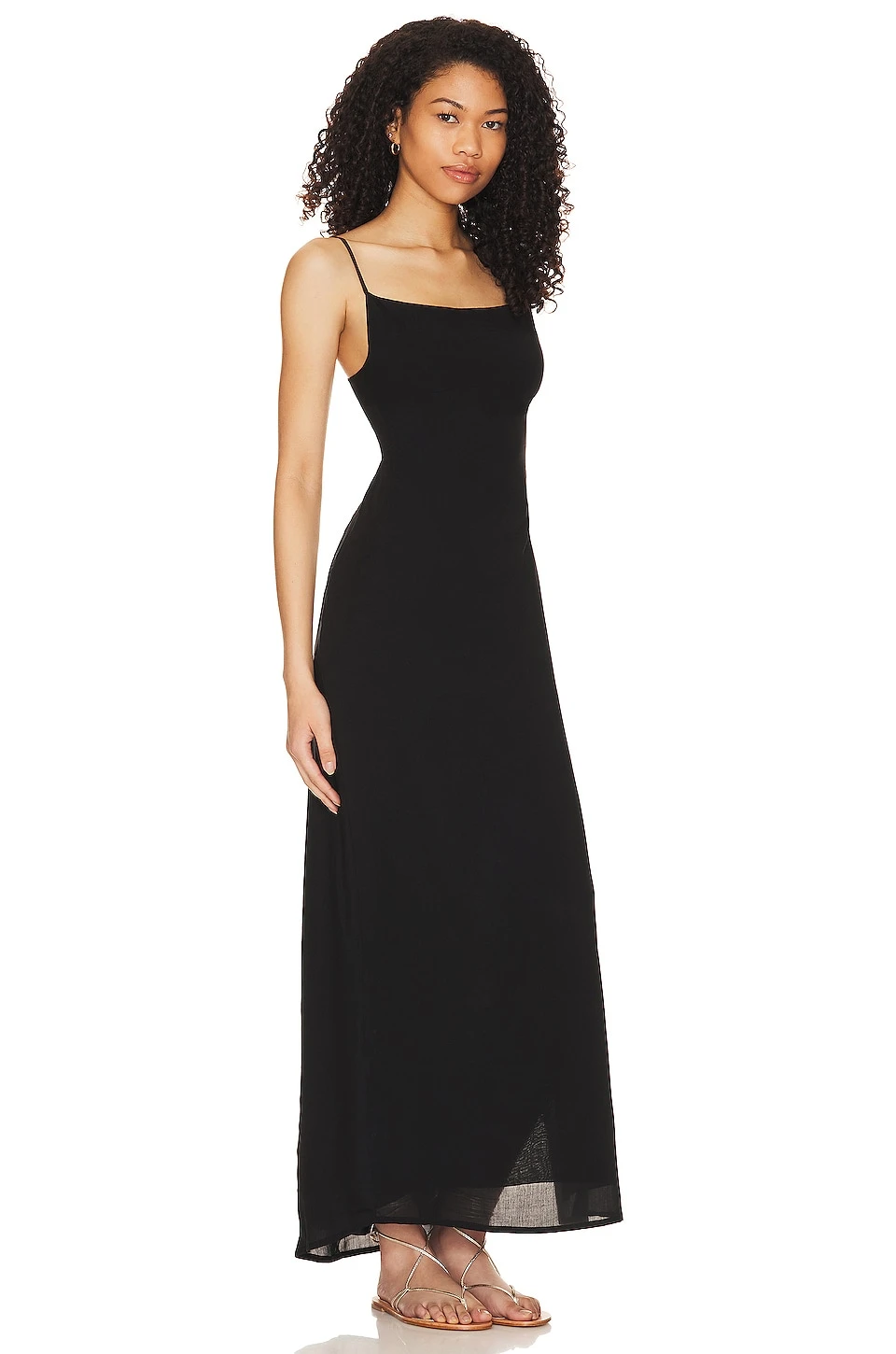 ROBE MAXI ZERA Black 4 ROBE MAXI ZERA Black - Image 2