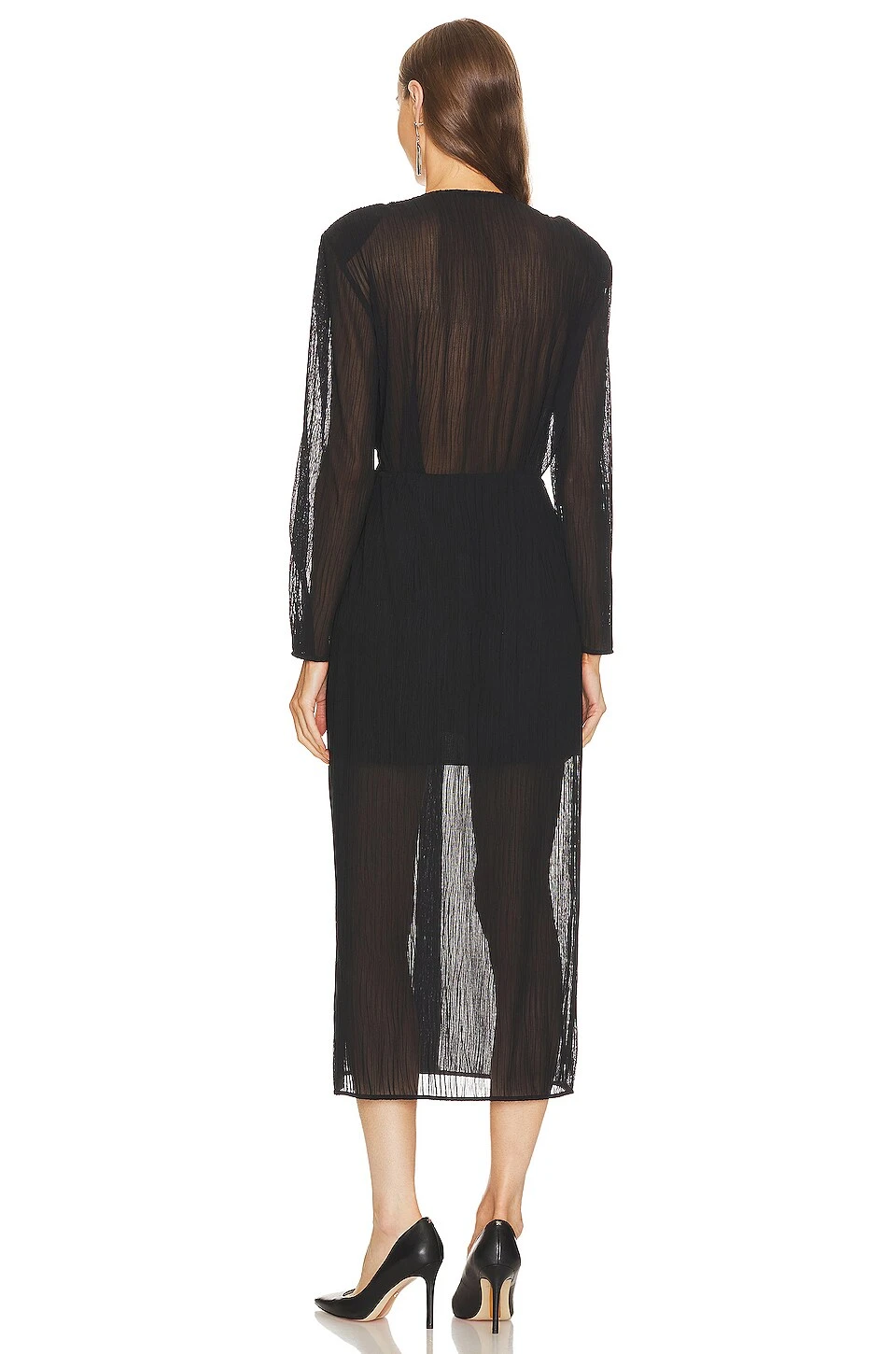 IRO Alofi Midi Dress Black 5 IRO Alofi Midi Dress Black - Image 3