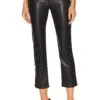 River Leather High Rise Pants Black -Fashion Clothing Store JDAR WP29 V1