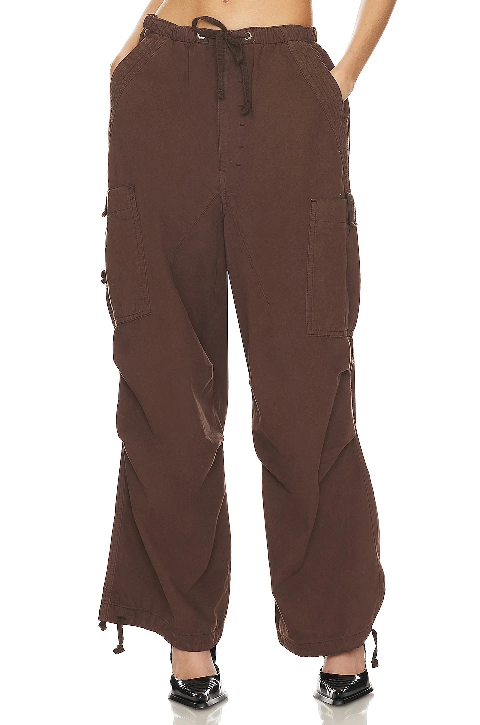 Jaded London Parachute Cargo Pants Brown 3 Jaded London Parachute Cargo Pants Brown