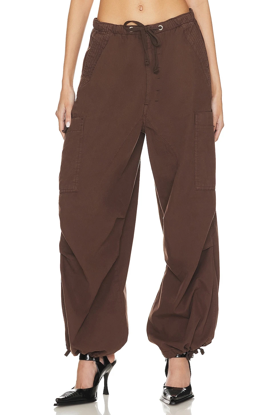 Jaded London Parachute Cargo Pants Brown 4 Jaded London Parachute Cargo Pants Brown - Image 2