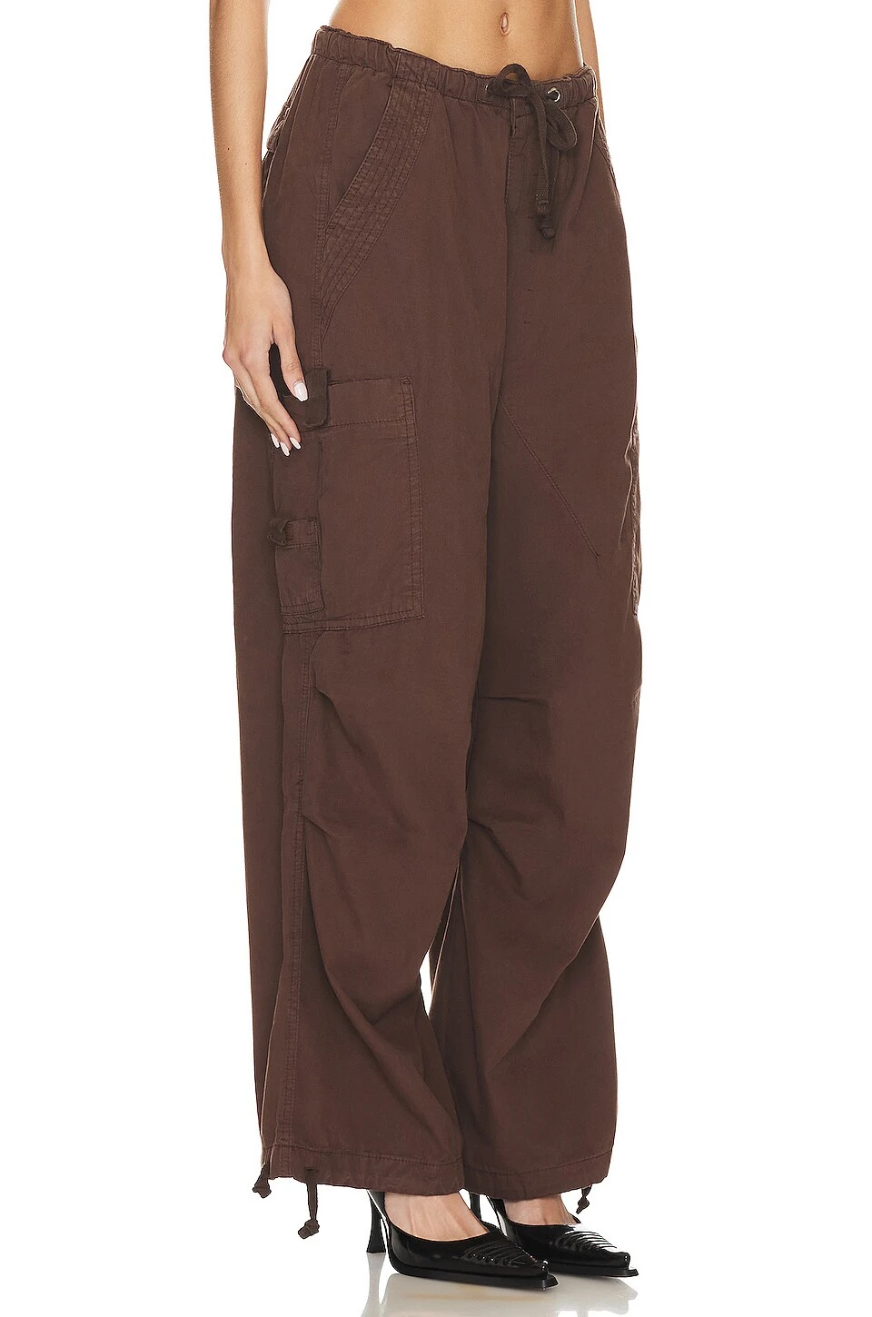 Jaded London Parachute Cargo Pants Brown 5 Jaded London Parachute Cargo Pants Brown - Image 3