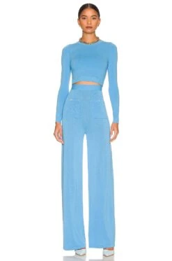 Solid Pant Cornflower -Fashion Clothing Store JOOR WP6 V4