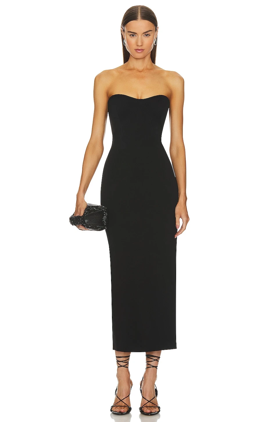 Caspian Bustier Dress Black 3 Caspian Bustier Dress Black