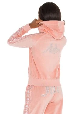 Kappa X JUICY COUTURE Egeo Jacket Pink Blush 10 Kappa X JUICY COUTURE Egeo Jacket Pink Blush -Fashion Clothing Store KAPR WO2 V3