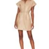 Shores Mini Dress Bison -Fashion Clothing Store KARI WD551 V1