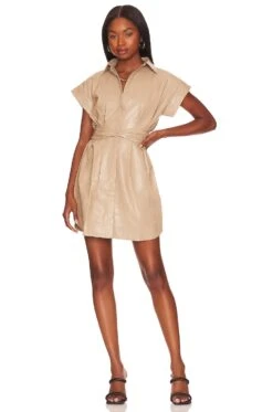 Shores Mini Dress Bison -Fashion Clothing Store KARI WD551 V4