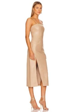 Lana Dress Bison -Fashion Clothing Store KARI WD552 V2