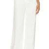 Renata Solid Pants White -Fashion Clothing Store KARI WP33 V1