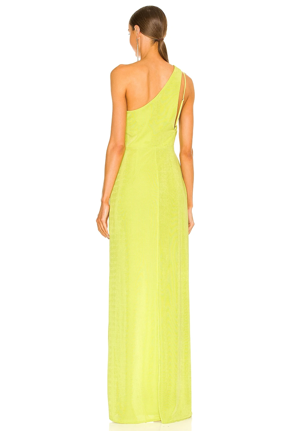 X REVOLVE A Cut Above Gown Green Chartreuse 5 X REVOLVE A Cut Above Gown Green Chartreuse - Image 3