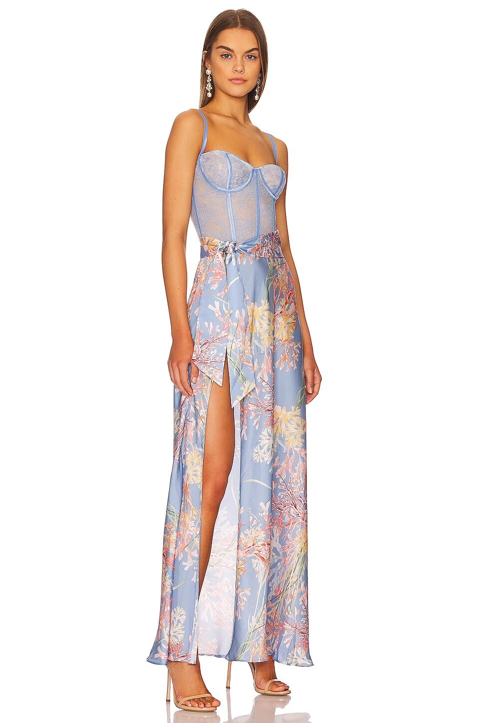 Shannon Gown Underwater Coral 4 Shannon Gown Underwater Coral - Image 2