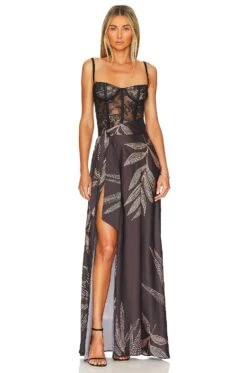 Shannon Gown Underwater Coral 10 Shannon Gown Underwater Coral -Fashion Clothing Store KATR WD264 V1