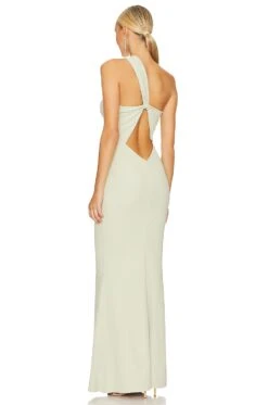 Edgy Dress Sage -Fashion Clothing Store KATR WD303 V3