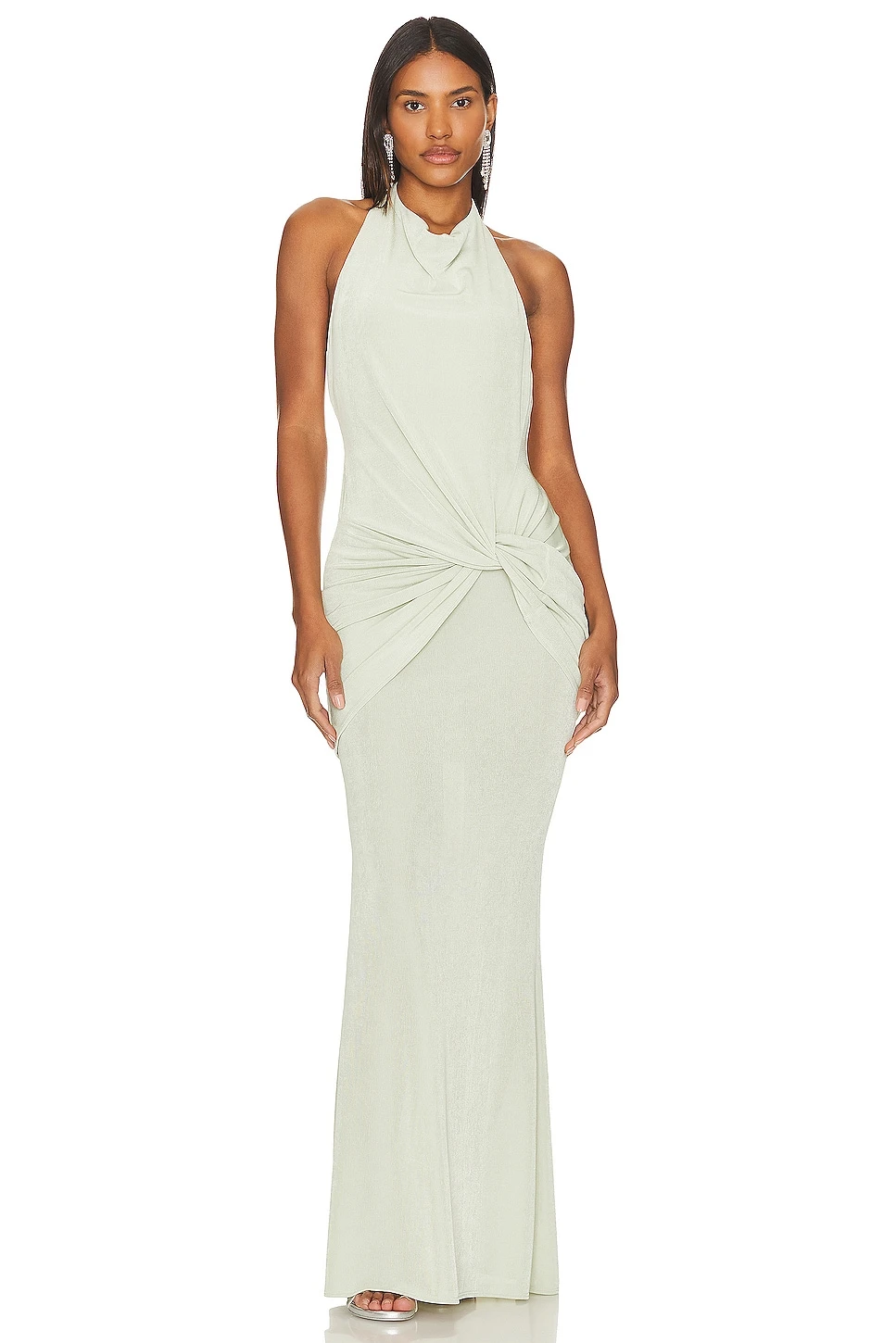 ROBE DE SOIRÉE LEYLA Sage 7 ROBE DE SOIRÉE LEYLA Sage - Image 5