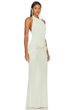 ROBE DE SOIRÉE LEYLA Sage 9 ROBE DE SOIRÉE LEYLA Sage -Fashion Clothing Store KATR WD342 V3