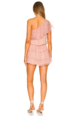 One Shoulder Ruffle Dress Wild -Fashion Clothing Store KISA WD428 V3