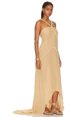 Ilya Maxi Dress Sand -Fashion Clothing Store KKUL WD10 V2