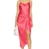 Rose Sarong Skirt Dress Coral Rose -Fashion Clothing Store LAGR WD162 V1
