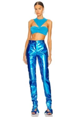 Cut Out Twist Top Aqua 9 Cut Out Twist Top Aqua -Fashion Clothing Store LAQH WS26 V4