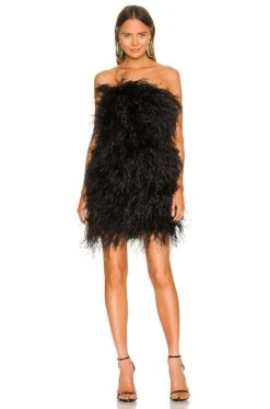 X REVOLVE Triana Mini Dress Black