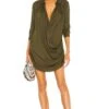 Scarlett Dress Olive -Fashion Clothing Store LBLR WD7 V1