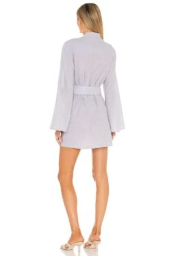 Elena Robe Light Grey 7 Elena Robe Light Grey -Fashion Clothing Store LCDE WD517 V3