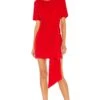 The Nani Mini Dress Red Orange -Fashion Clothing Store LCDE WD519 V1