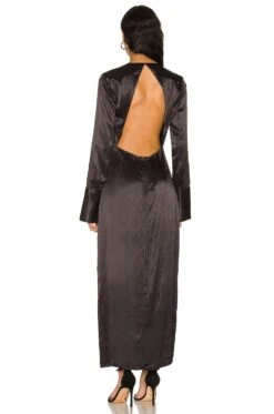 Ricci Maxi Dress Black -Fashion Clothing Store LCDE WD572 V3