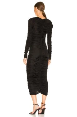 Nyla Midi Dress Black -Fashion Clothing Store LCDE WD582 V3