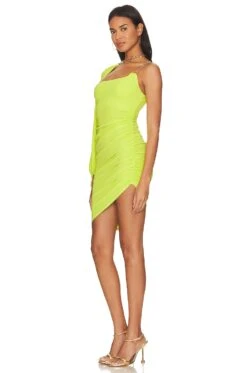 Quinne Mini Dress Sour Green 8 Quinne Mini Dress Sour Green -Fashion Clothing Store LCDE WD774 V3