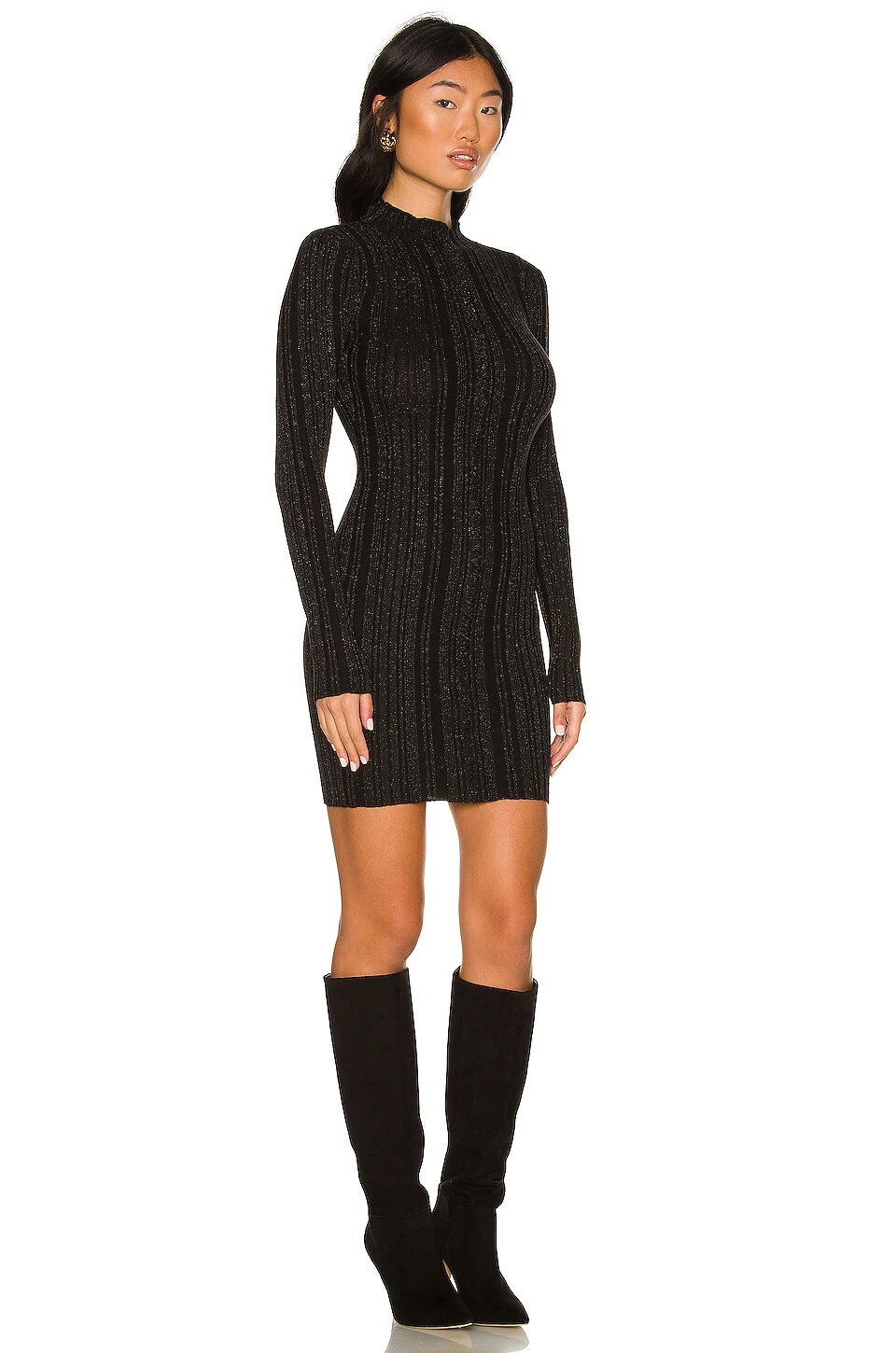 Jura Mini Knit Dress Gunmetal 4 Jura Mini Knit Dress Gunmetal - Image 2