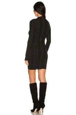 Jura Mini Knit Dress Gunmetal 8 Jura Mini Knit Dress Gunmetal -Fashion Clothing Store LCDE WK178 V3