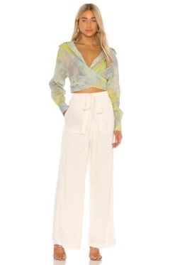 The Charline Pant Eggnog White 9 The Charline Pant Eggnog White -Fashion Clothing Store LCDE WP116 V4