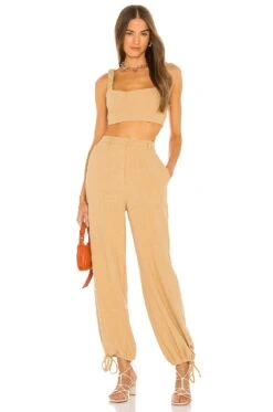 Alisa Pant Tan -Fashion Clothing Store LCDE WP174 V4