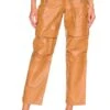 The Flo Leather Pant Camel -Fashion Clothing Store LCDE WP220 V1